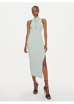 Elisabetta Franchi Sukienka codzienna AM-69S-41E2-V400 Zielony Slim Fit ze sklepu MODIVO w kategorii Sukienki - zdjęcie 182690719