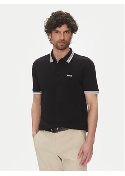 BOSS Polo Paddy 50469055 Czarny Regular Fit ze sklepu MODIVO w kategorii T-shirty męskie - zdjęcie 182690736