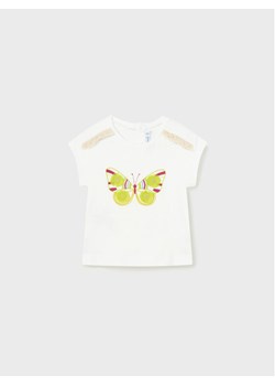 Mayoral T-Shirt 1008 Beżowy Regular Fit ze sklepu MODIVO w kategorii Koszulki niemowlęce - zdjęcie 182690757