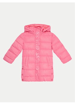 Guess Kurtka puchowa K4BL03 WGIW0 Różowy Regular Fit ze sklepu MODIVO w kategorii Kurtki dziewczęce - zdjęcie 182690776