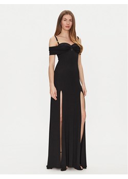 Elisabetta Franchi Sukienka wieczorowa AB-R08-51E2-V800 Czarny Regular Fit ze sklepu MODIVO w kategorii Sukienki - zdjęcie 182690845