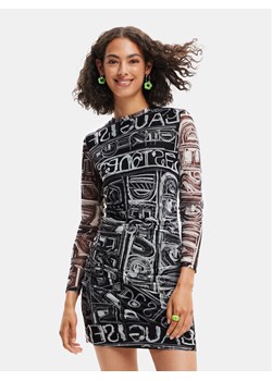 Desigual Sukienka codzienna 23SWVK23 Szary Slim Fit ze sklepu MODIVO w kategorii Sukienki - zdjęcie 182690866