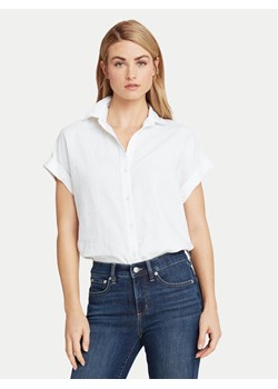 Lauren Ralph Lauren Koszula 200699152001 Biały Regular Fit ze sklepu MODIVO w kategorii Koszule damskie - zdjęcie 182691099