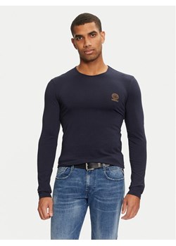 Versace Longsleeve AUU01007 1A1001 Granatowy Regular Fit ze sklepu MODIVO w kategorii T-shirty męskie - zdjęcie 182691206