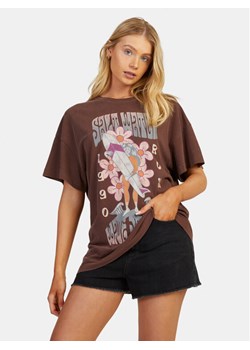 Roxy T-Shirt Sweetjanis Tees URJZT03737 Brązowy Regular Fit ze sklepu MODIVO w kategorii Bluzki damskie - zdjęcie 182691326