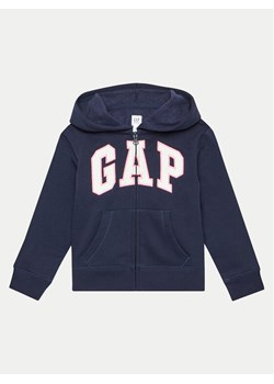 Gap Bluza 692277-26 Granatowy Regular Fit ze sklepu MODIVO w kategorii Bluzy chłopięce - zdjęcie 182691336