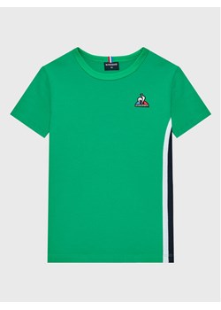 Le Coq Sportif T-Shirt 2220604 Zielony Regular Fit ze sklepu MODIVO w kategorii T-shirty chłopięce - zdjęcie 182691345