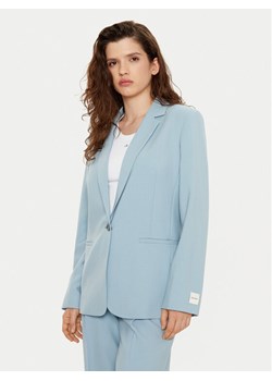Calvin Klein Marynarka K20K207632 Błękitny Slim Fit ze sklepu MODIVO w kategorii Marynarki damskie - zdjęcie 182691396