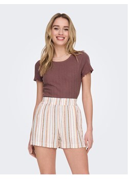 ONLY T-Shirt Carlotta 15256154 Różowy Tight Fit ze sklepu MODIVO w kategorii Bluzki damskie - zdjęcie 182691448
