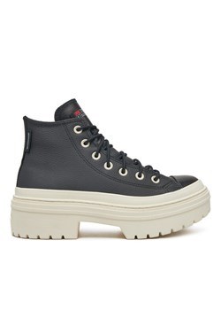 Converse Trampki Chuck Taylor All Star Lugged Heel Platform Waterproof A12328C 001 Czarny ze sklepu MODIVO w kategorii Trampki damskie - zdjęcie 182691597