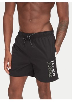 Jack&Jones Szorty kąpielowe Maui 12272799 Czarny Regular Fit ze sklepu MODIVO w kategorii Kąpielówki - zdjęcie 182691705