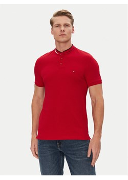 Tommy Hilfiger Polo Mao MW0MW34752 Czerwony Slim Fit ze sklepu MODIVO w kategorii T-shirty męskie - zdjęcie 182691738