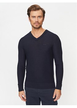 Boss Sweter Avac_V 50510750 Granatowy Regular Fit ze sklepu MODIVO w kategorii Swetry męskie - zdjęcie 182691779