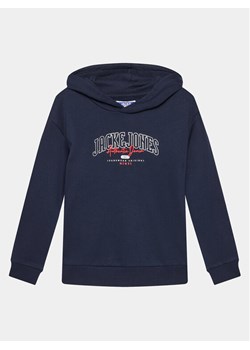 Jack&Jones Junior Bluza 12237191 Granatowy Loose Fit ze sklepu MODIVO w kategorii Bluzy chłopięce - zdjęcie 182691839