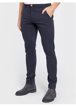 Blend Spodnie materiałowe Natan 20703472 Granatowy Regular Fit ze sklepu MODIVO w kategorii Spodnie męskie - zdjęcie 182691885