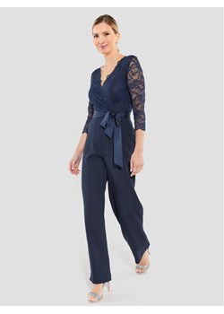 Swing Kombinezon 3AE00300 Granatowy Regular Fit - id: 0000302950249 - marki Swing - 182691957 Swing Kombinezon 3AE00300 Granatowy Regular Fit ze sklepu MODIVO w kategorii Kombinezony damskie - zdjęcie 182691957