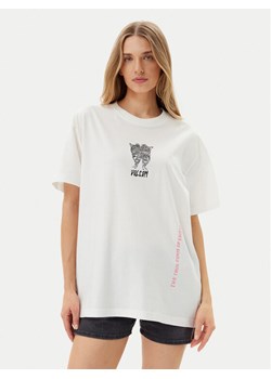 Volcom T-Shirt Alix 3 B3512507 Biały Oversize ze sklepu MODIVO w kategorii Bluzki damskie - zdjęcie 182691996