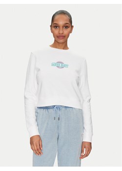 Guess Jeans Bluza W5GQ20 K68I4 Biały Regular Fit ze sklepu MODIVO w kategorii Bluzy damskie - zdjęcie 182692006