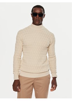 INDICODE Sweter Inaldom 35-822 Écru Regular Fit ze sklepu MODIVO w kategorii Swetry męskie - zdjęcie 182692039