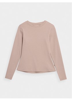 Outhorn Bluzka OTHAW23TLONF176 Różowy Regular Fit ze sklepu MODIVO w kategorii Bluzki damskie - zdjęcie 182692105
