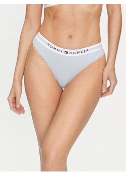 Tommy Hilfiger Stringi UW0UW04146 Niebieski ze sklepu MODIVO w kategorii Majtki damskie - zdjęcie 182692287