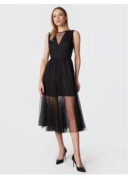 TWINSET Sukienka koktajlowa 231TP2721 Czarny Regular Fit ze sklepu MODIVO w kategorii Sukienki - zdjęcie 182692337