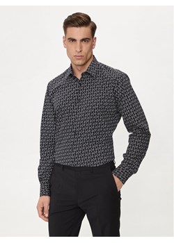 KARL LAGERFELD Koszula 605000 543678 Czarny Modern Fit ze sklepu MODIVO w kategorii Koszule męskie - zdjęcie 182692358