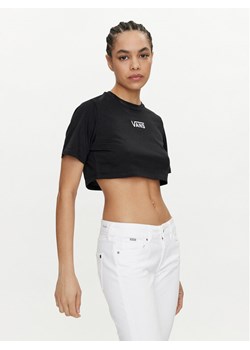 Vans T-Shirt Flying V Crew Crop Ii VN000GFF Czarny Regular Fit ze sklepu MODIVO w kategorii Bluzki damskie - zdjęcie 182692389