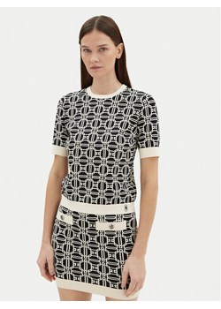 Elisabetta Franchi Sweter MK-19B-47E2-V250 Czarny Regular Fit ze sklepu MODIVO w kategorii Swetry damskie - zdjęcie 182692555