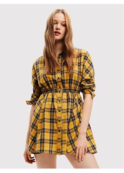 Desigual Sukienka koszulowa Verona 22WWVW69 Żółty Regular Fit ze sklepu MODIVO w kategorii Sukienki - zdjęcie 182692607