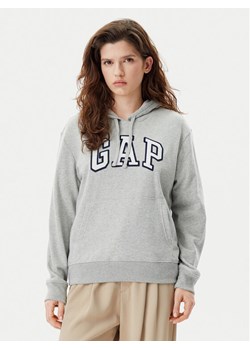 Gap Bluza 870537-00 Szary Relaxed Fit ze sklepu MODIVO w kategorii Bluzy damskie - zdjęcie 182692679