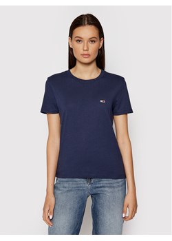 Tommy Jeans T-Shirt Tjw Jersey DW0DW09198 Granatowy Regular Fit ze sklepu MODIVO w kategorii Bluzki damskie - zdjęcie 182692705
