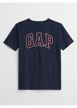 Gap T-Shirt 473269-03 Granatowy Regular Fit ze sklepu MODIVO w kategorii T-shirty chłopięce - zdjęcie 182692755
