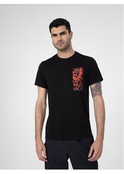4F T-Shirt 4FSS23TTSHM487 Czarny Regular Fit ze sklepu MODIVO w kategorii T-shirty męskie - zdjęcie 182692756