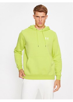 Under Armour Bluza Ua Essential Fleece Hoodie 1373880 Żółty Loose Fit ze sklepu MODIVO w kategorii Bluzy męskie - zdjęcie 182692828