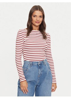 Tommy Jeans Bluzka Breton DW0DW19817 Czerwony Slim Fit ze sklepu MODIVO w kategorii Bluzki damskie - zdjęcie 182692958