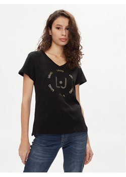 Liu Jo T-Shirt TA4137 J6040 Czarny Regular Fit ze sklepu MODIVO w kategorii Bluzki damskie - zdjęcie 182692979