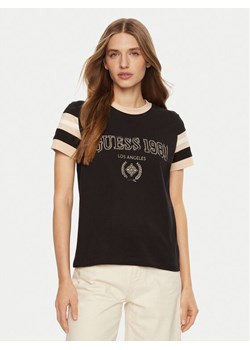 Guess T-Shirt V5RI00 KA260 Brązowy Regular Fit ze sklepu MODIVO w kategorii Bluzki damskie - zdjęcie 182692997