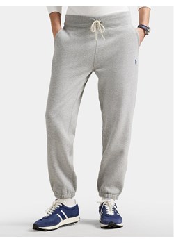 Polo Ralph Lauren Spodnie dresowe 710793939002 Szary Relaxed Fit ze sklepu MODIVO w kategorii Spodnie męskie - zdjęcie 182693076