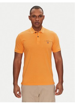 Napapijri Polo Elbas NP0A4GDL Pomarańczowy Regular Fit ze sklepu MODIVO w kategorii T-shirty męskie - zdjęcie 182693168