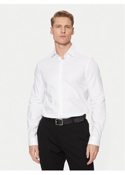 Calvin Klein Koszula K10K113851 Biały Slim Fit ze sklepu MODIVO w kategorii Koszule męskie - zdjęcie 182693199