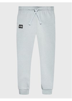 Under Armour Spodnie dresowe Ua Rival 1357628 Szary Regular Fit ze sklepu MODIVO w kategorii Spodnie chłopięce - zdjęcie 182693246