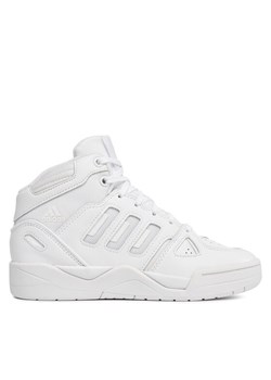 adidas Sneakersy Midcity Mid IF6665 Biały ze sklepu MODIVO w kategorii Buty sportowe męskie - zdjęcie 182693266