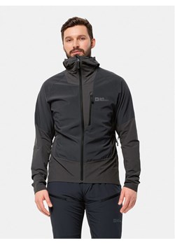 Jack Wolfskin Kurtka softshell Alpspitze 1307771 Czarny Regular Fit ze sklepu MODIVO w kategorii Kurtki męskie - zdjęcie 182693276