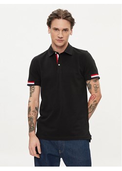Geox Polo M4510L T2649 F9000 Czarny Regular Fit ze sklepu MODIVO w kategorii T-shirty męskie - zdjęcie 182693467