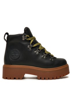Timberland Trapery Stone Street Mid TB0A27VJW021 Czarny ze sklepu MODIVO w kategorii Botki - zdjęcie 182693508