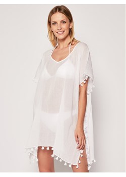 Seafolly Sukienka plażowa Amnesia 52162 Biały Regular Fit ze sklepu MODIVO w kategorii Odzież plażowa - zdjęcie 182693588