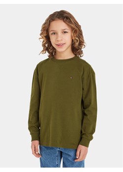 Tommy Hilfiger Bluzka Essential KB0KB08576 Zielony Regular Fit ze sklepu MODIVO w kategorii T-shirty chłopięce - zdjęcie 182693596