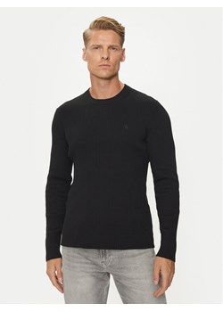 Calvin Klein Jeans Sweter J30J326265 Czarny Slim Fit ze sklepu MODIVO w kategorii Swetry męskie - zdjęcie 182693666