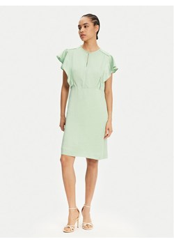 BOSS Sukienka letnia Deliniara 50537402 Zielony Regular Fit ze sklepu MODIVO w kategorii Sukienki - zdjęcie 182693669